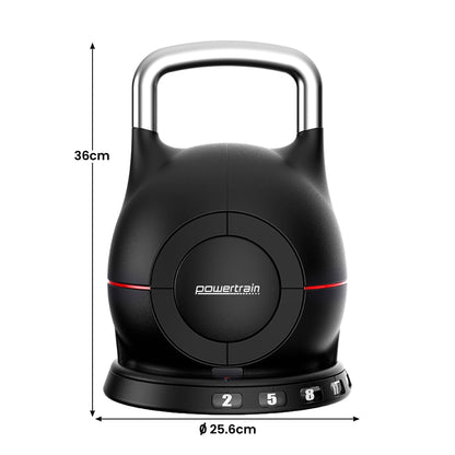 Adjustable Kettlebell Set 20kg 2x20cm