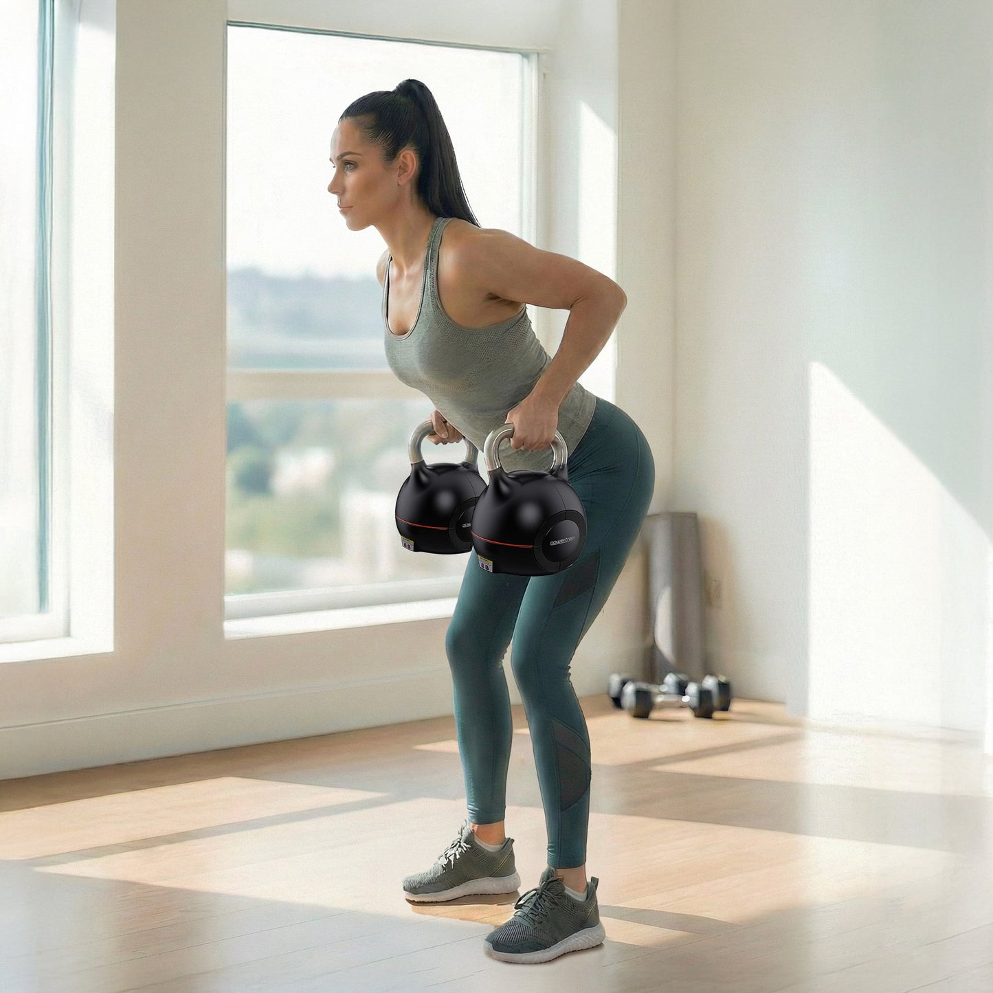 Adjustable Kettlebell Set 20kg 2x20cm