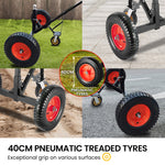 Heavy-Duty 3-Wheel Adjustable Trailer Dolly Caravan Mover 1000lbs Tongue