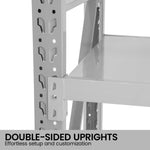 Heavy Duty Centurion 2-Layer Work Bench Grey 400kg Garage Table