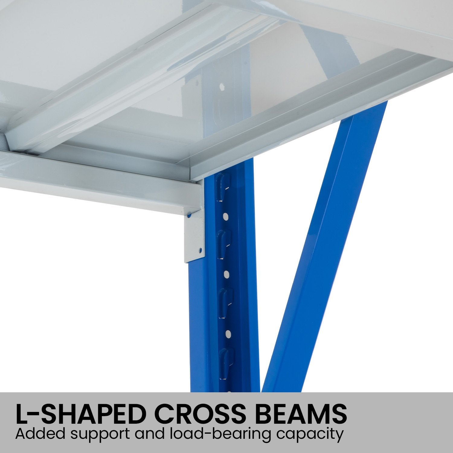 2M 400kg Dual Layer Workbench Grey Blue
