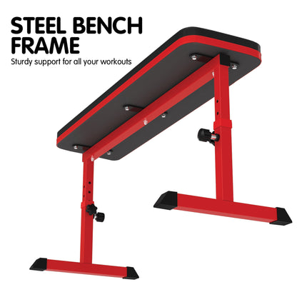 Adjustable Dumbbell Set With Bench