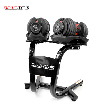 Adjustable Dumbbell Set With Stand