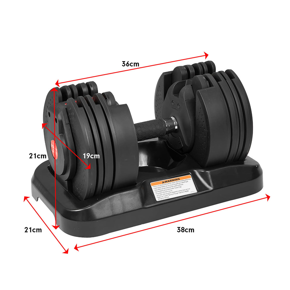 Adjustable Dumbbell Set 40kg