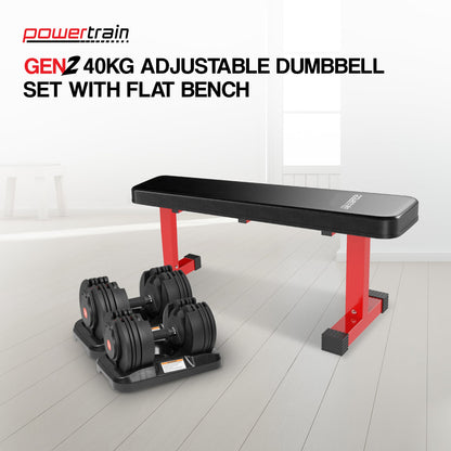 Powertrain GEN2 40KG bench single, rear view