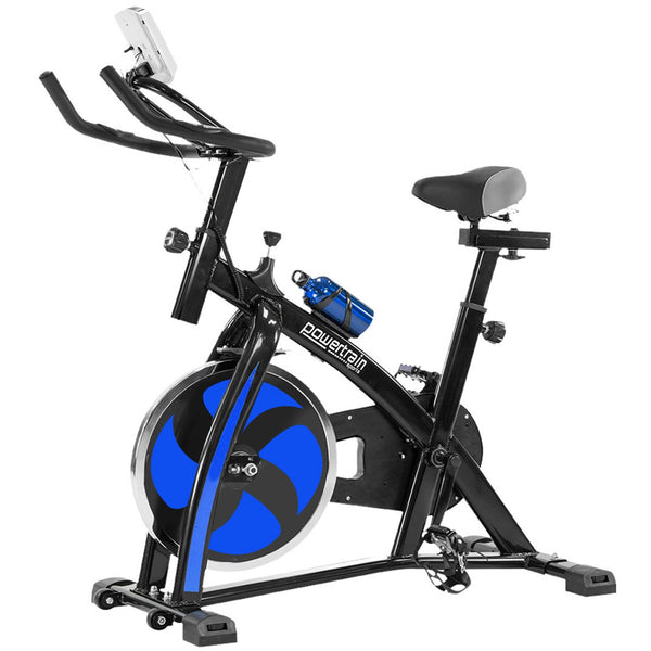  Home Gym Flywheel Exercise Spin Bike - Blue