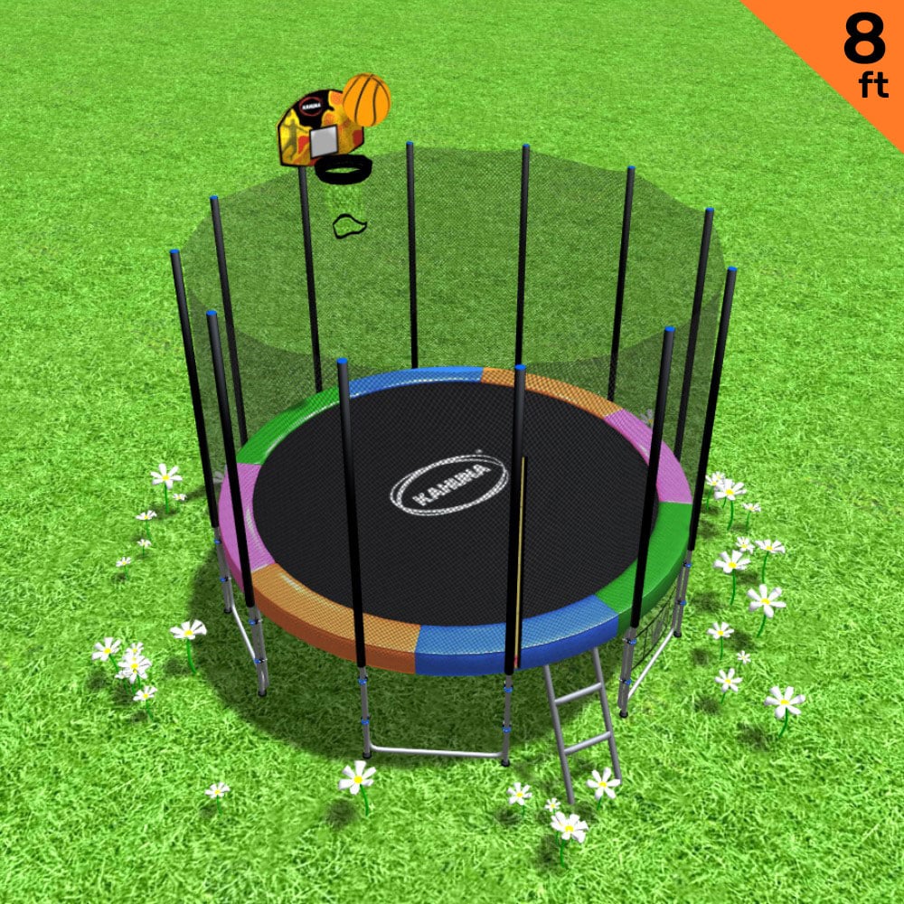 Trampoline Rainbow Basketball Set 1x8cm