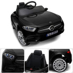 Mercedes CLS 350 Kids Electric Ride-On Car Black Remote Control