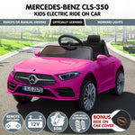 Pink Mercedes Benz CLS 350 Kids Electric Ride-On Car with Remote