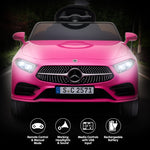Pink Mercedes Benz CLS 350 Kids Electric Ride-On Car with Remote