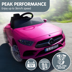 Pink Mercedes Benz CLS 350 Kids Electric Ride-On Car with Remote