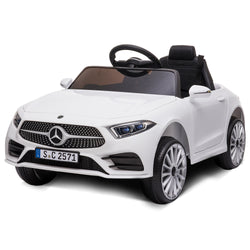 White Mercedes Benz CLS 350 Kids Electric Ride-On Car with Remote