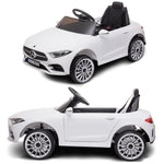 White Mercedes Benz CLS 350 Kids Electric Ride-On Car with Remote