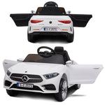 White Mercedes Benz CLS 350 Kids Electric Ride-On Car with Remote