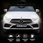 White Mercedes Benz CLS 350 Kids Electric Ride-On Car with Remote