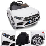 White Mercedes Benz CLS 350 Kids Electric Ride-On Car with Remote