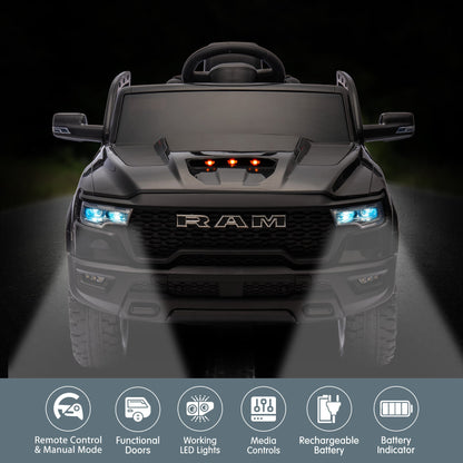 Ram 1500 RHO Kids Electric Ride On Car with Remote Control Kids