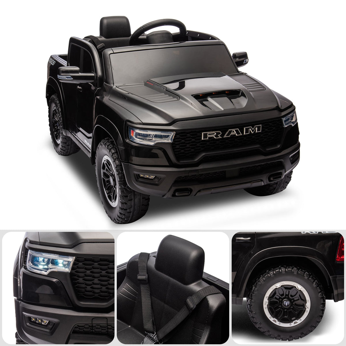 Ram 1500 RHO Kids Electric Ride On Car with Remote Control Kids