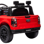 Electric Kids Ride On Car in Black/Blue/Red with Realistic Features