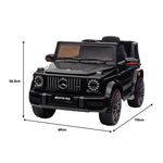 AMG G63 Licensed Kids Ride On Electric Car - Black/Red/White