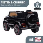 AMG G63 Licensed Kids Ride On Electric Car - Black/Red/White