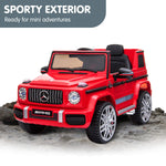 AMG G63 Licensed Kids Ride On Electric Car - Black/Red/White