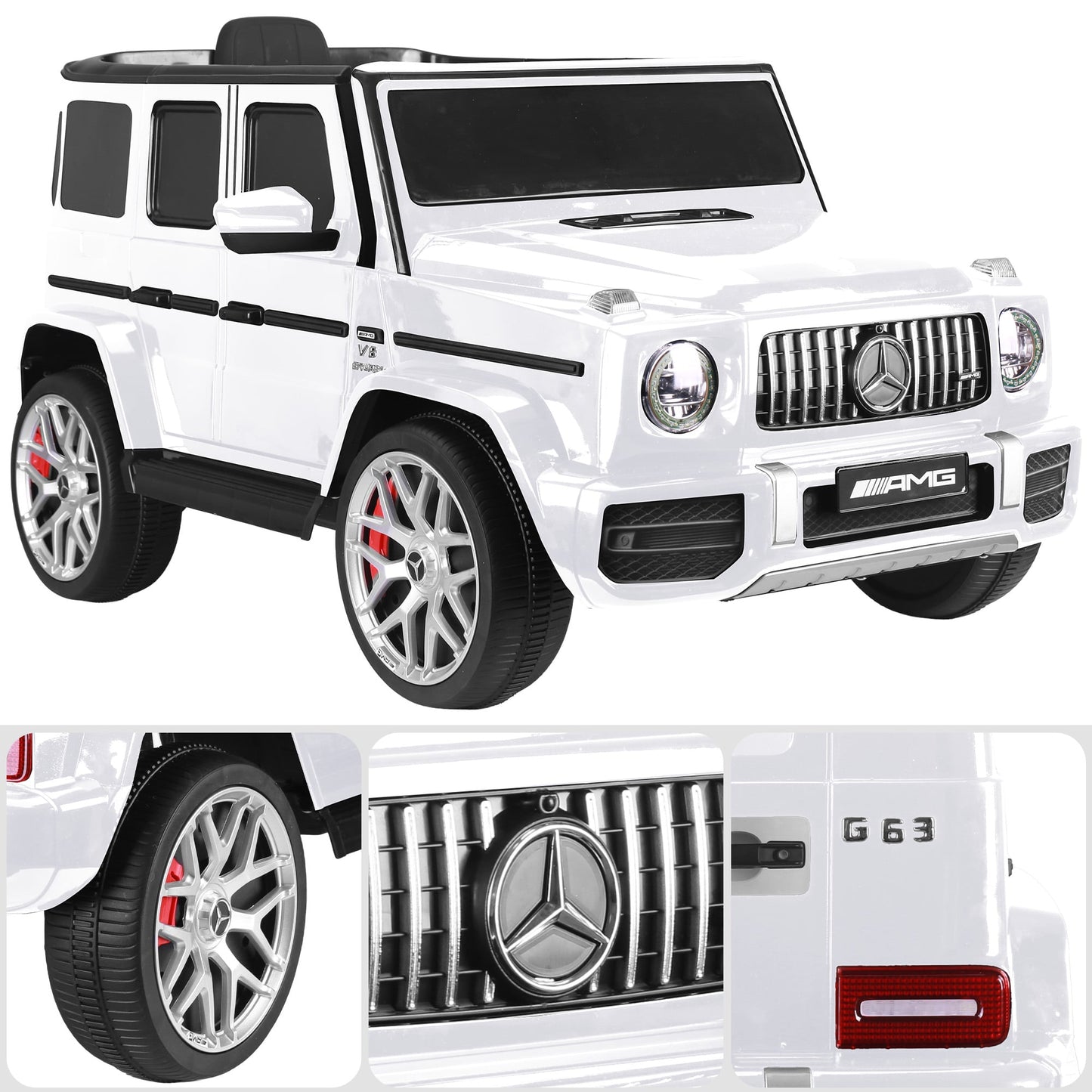 Mercedes AMG G63 Kids Electric Ride On Car | HomeAndLiving - 8