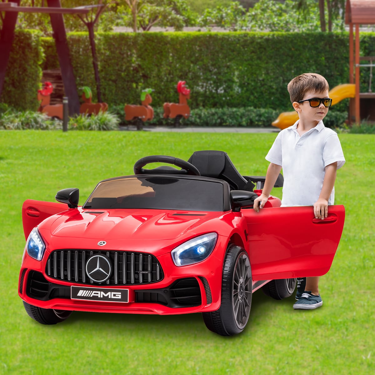 Electric Ride On Car Red 2x15cm