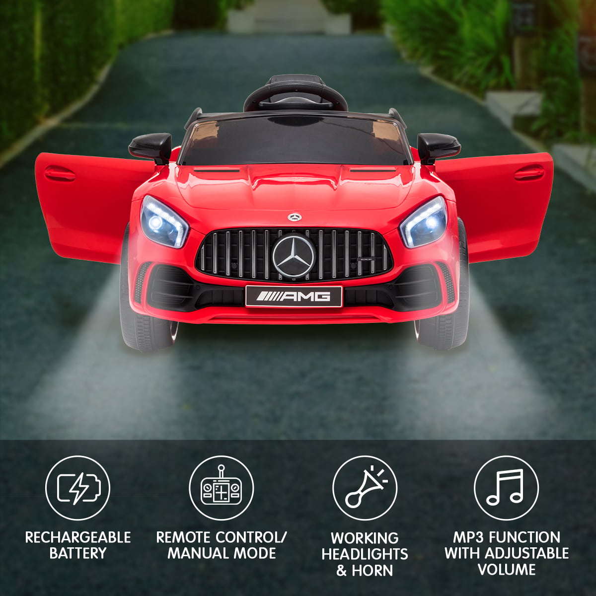 Electric Ride On Car Red 2x15cm
