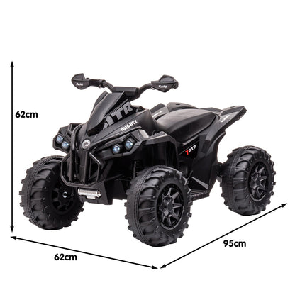 GTS99 Kids Toy Electric Ride On Quad Bike 50W ATV - Black