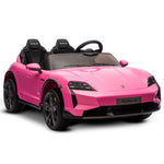 Kahuna Porsche Taycan Turbo S Kids Electric Ride On Car Remote Control 90W Four Wheel Suspens