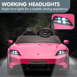 Kahuna Porsche Taycan Turbo S Kids Electric Ride On Car Remote Control 90W Four Wheel Suspens