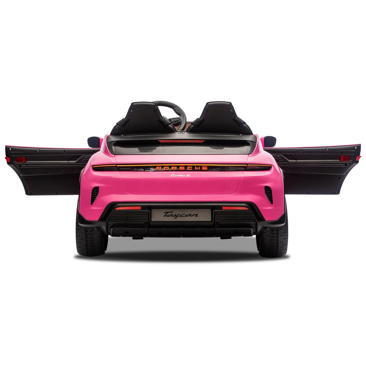 Kahuna Porsche Taycan Turbo S Kids Electric Ride On Car Remote Control 90W Four Wheel Suspens