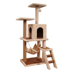 125cm Cat Tree Scratching Post - Beige