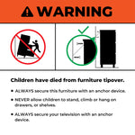 Modern Buffet Sideboard  Wood Finish Classic Durable Compact