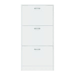Stylish White Shoe Cabinet for Organized Storage