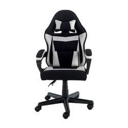 Antre Kids Study Gaming Chair Black & White Adjustable Computer Seat Ergonomic