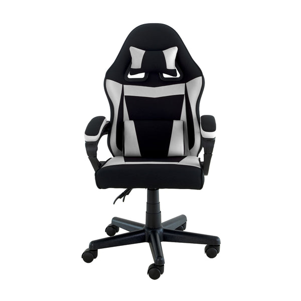  Antre Kids Study Gaming Chair Black & White Adjustable Computer Seat Ergonomic