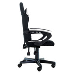 Antre Kids Study Gaming Chair Black & White Adjustable Computer Seat Ergonomic