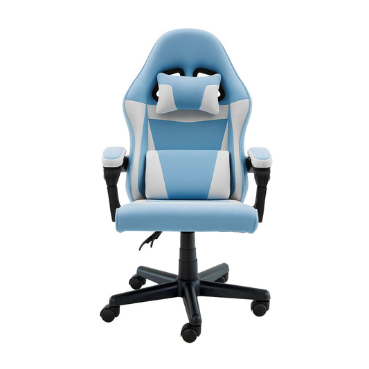 Antre Kids Study Gaming Chair Black & White Adjustable Office Desk Seat