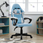 Antre Kids Study Gaming Chair Black & White Adjustable Office Desk Seat