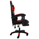 Cueva Reclining High Back Gaming Office Chair with Retractable Footrest
