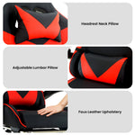 Cueva Reclining High Back Gaming Office Chair with Retractable Footrest