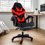 Cueva Reclining High Back Gaming Office Chair with Retractable Footrest