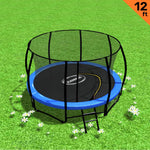 Trampoline 12ft - Blue/Green/Purple