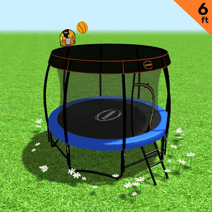 Trampoline 6ft With Basketball Set 1x6cm