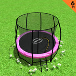 6ft Pink Kahuna Classic Outdoor Trampoline Kids Backyard Fun
