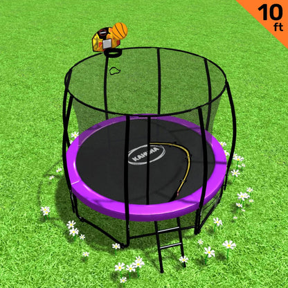 Trampoline 10ft With Basketball