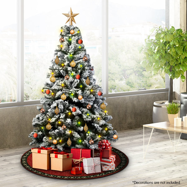  Snow-Tipped Snowflocked Artificial Christmas Tree 1.8m - 850 Tips