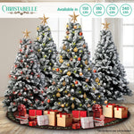 Snow-Tipped Snowflocked Artificial Christmas Tree 1.8m - 850 Tips